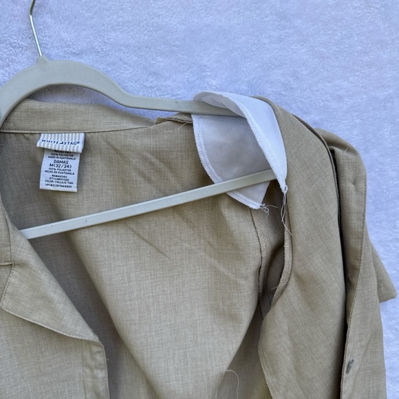 White Stag Tan Button-Up Blouse - Picture 7 of 10
